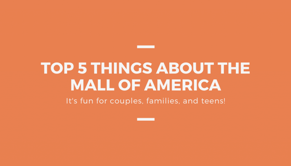 Activities for teens at Mall of America