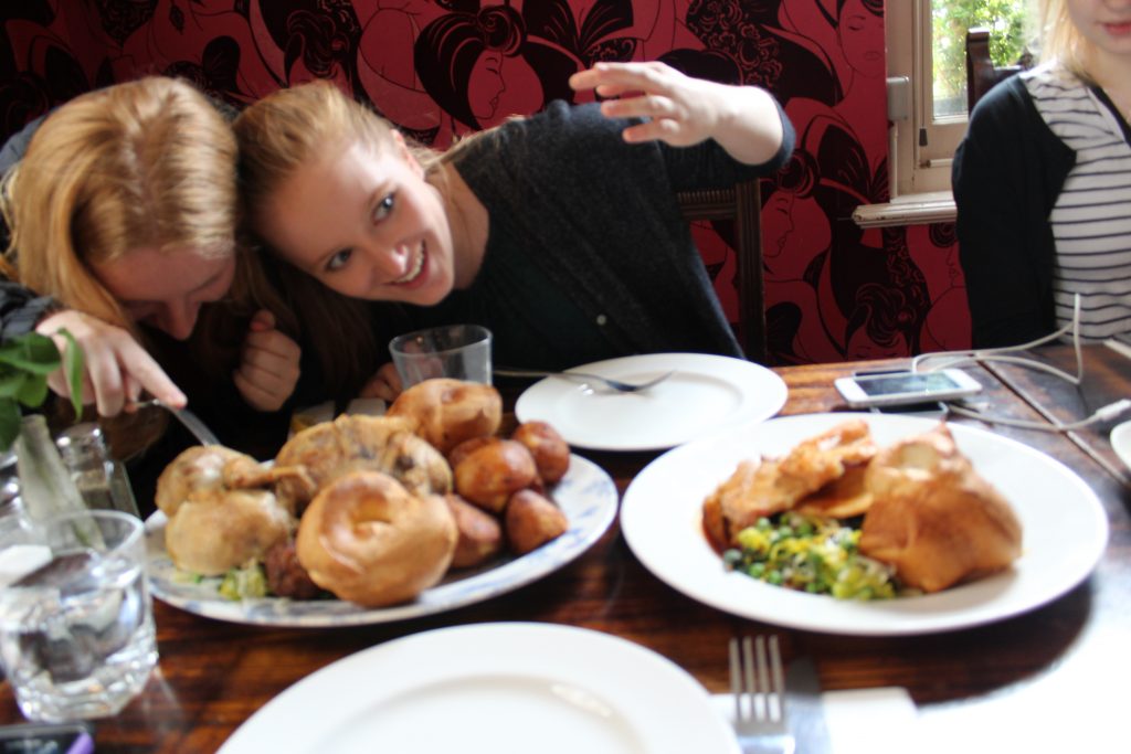 Sunday roast in London, England