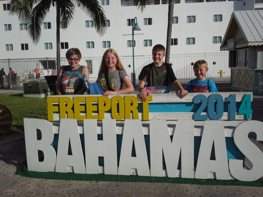 Kids in Freeport Bahamas