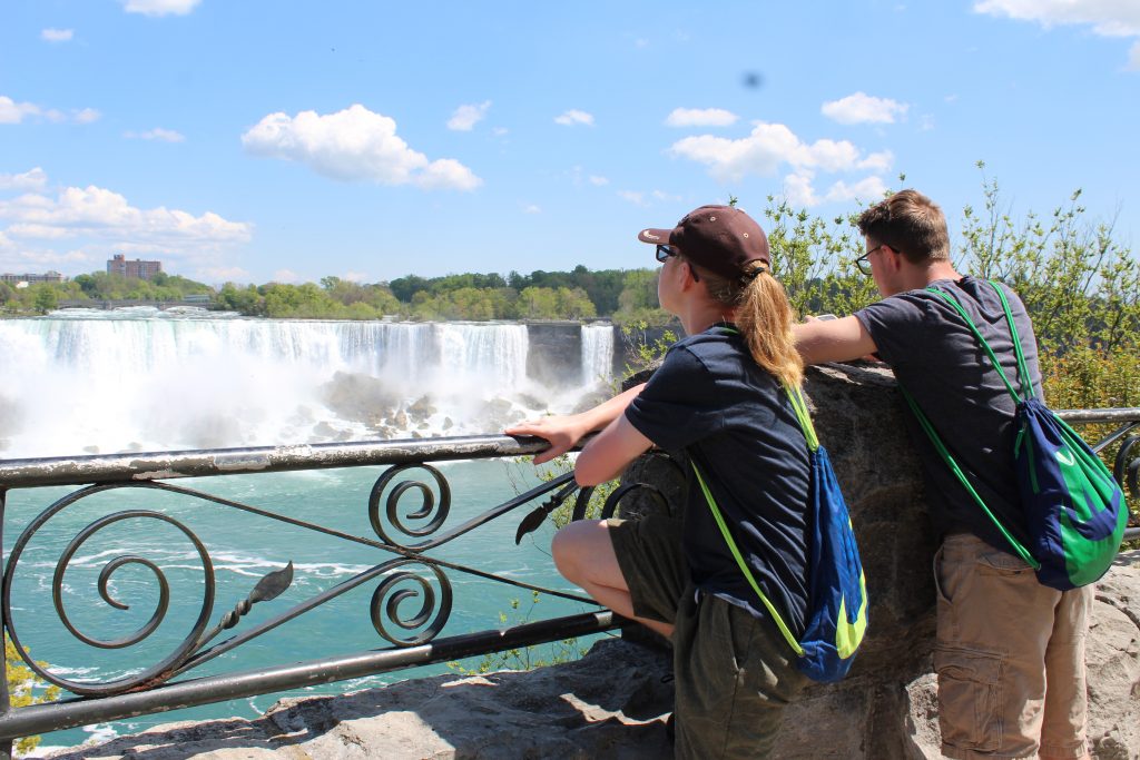 Teens at Niagara Falls, Canada 2019