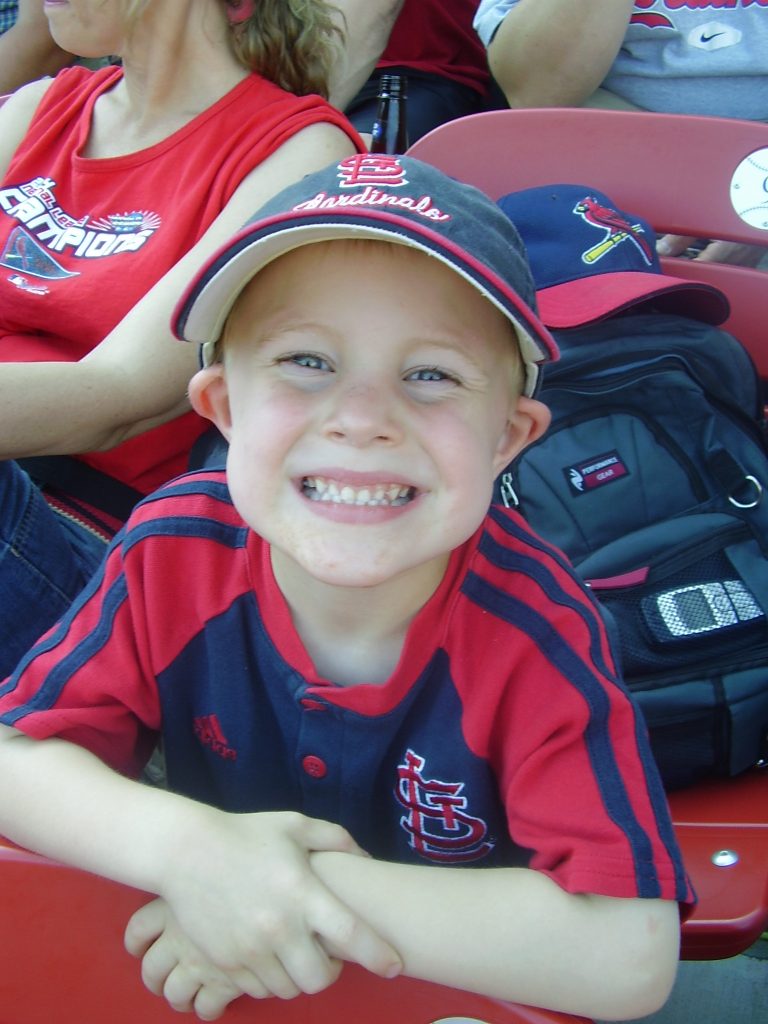 Kevin at St. Louis Cardinals game