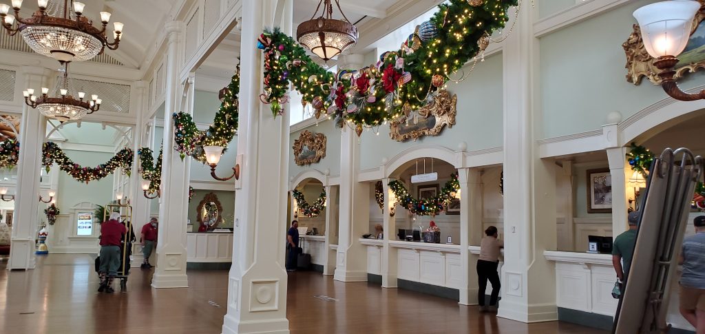 Boardwalk Resort at Christmas time