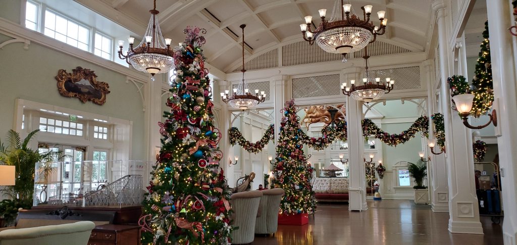 Disney hotels at Christmas time