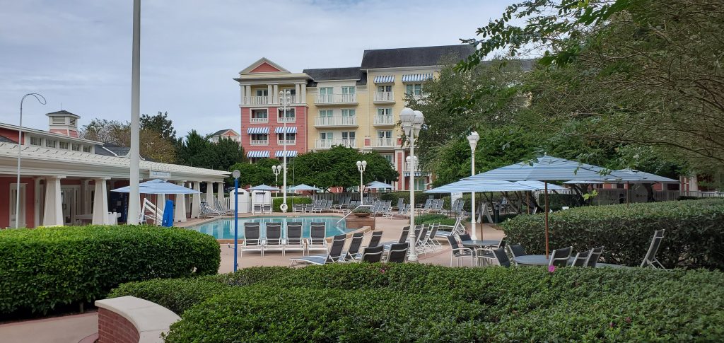 Quiet pool at Disney's Boardwalk Resort