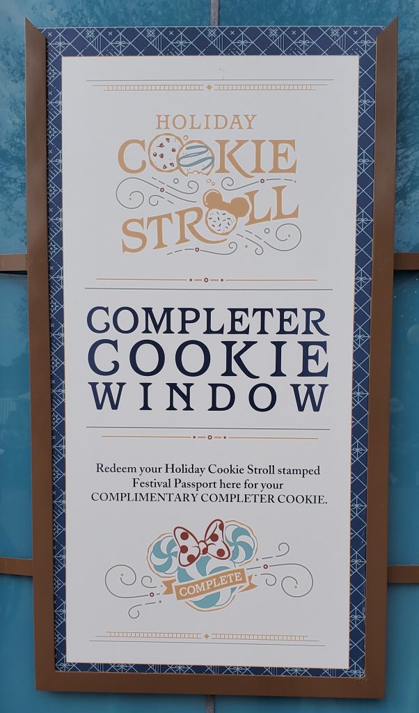 EPCOT's Holiday Cookie Stroll
