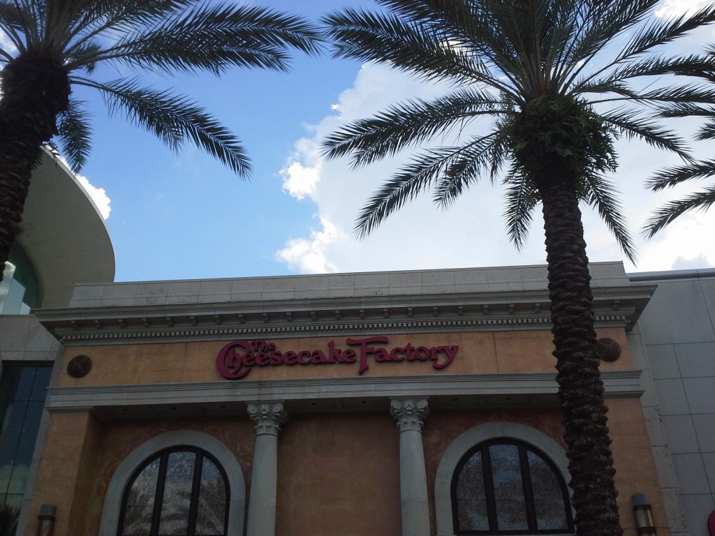 The Cheesecake Factory - Dining at the Mall at Millenia in Orlando, FL