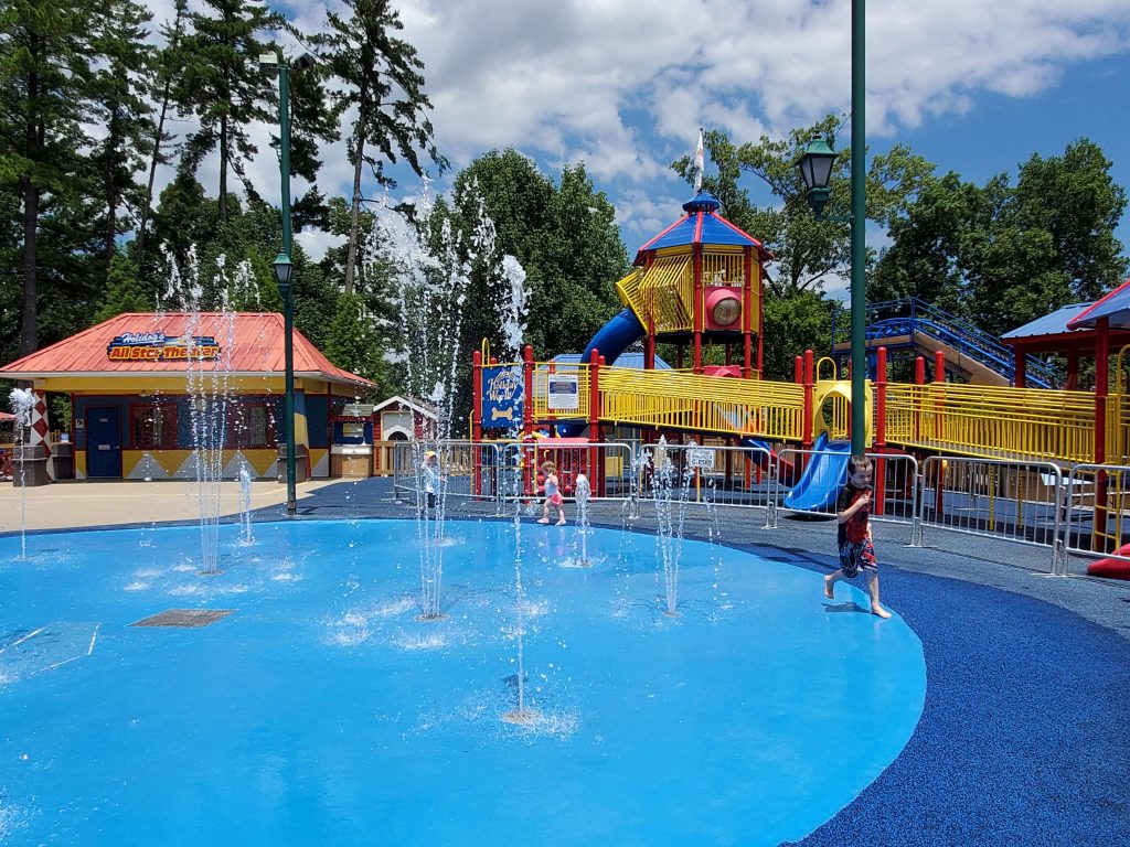 playground at Holiday World and Splashin Safari in Santa Claus, Indiana