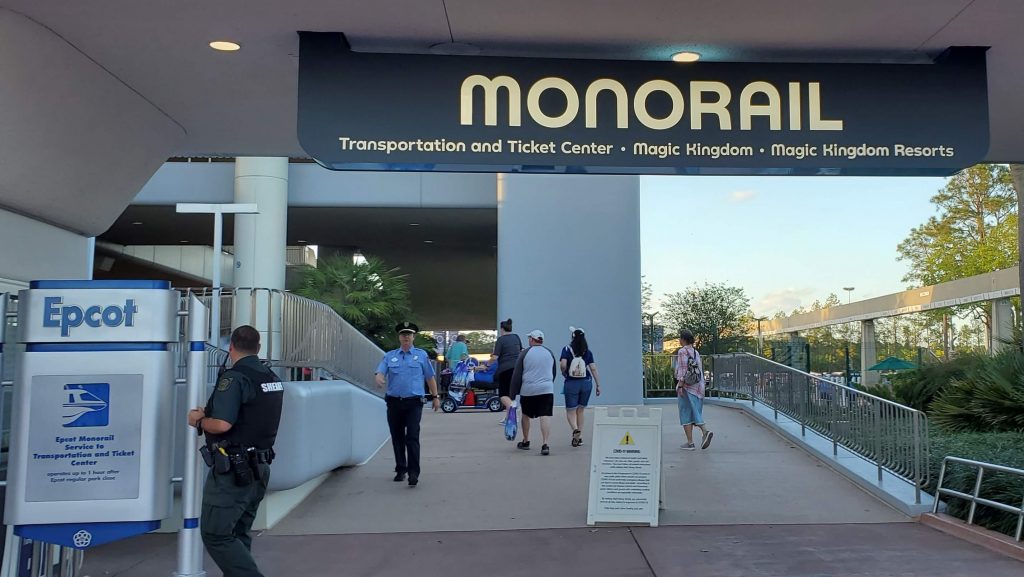Where does the monorail go
